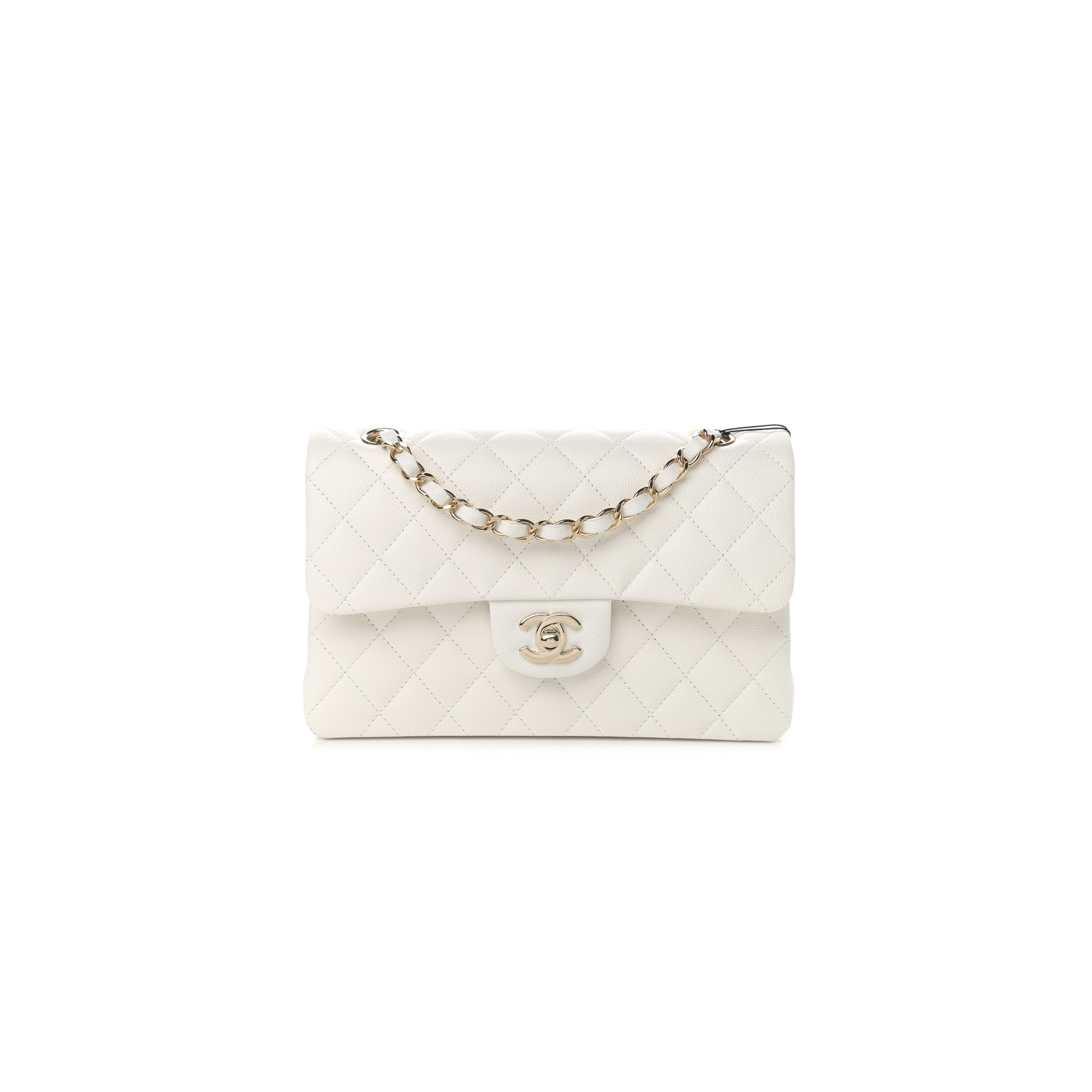 CHANEL CAVIAR QUILTED SMALL DOUBLE FLAP 1110870 (23*13*6cm)